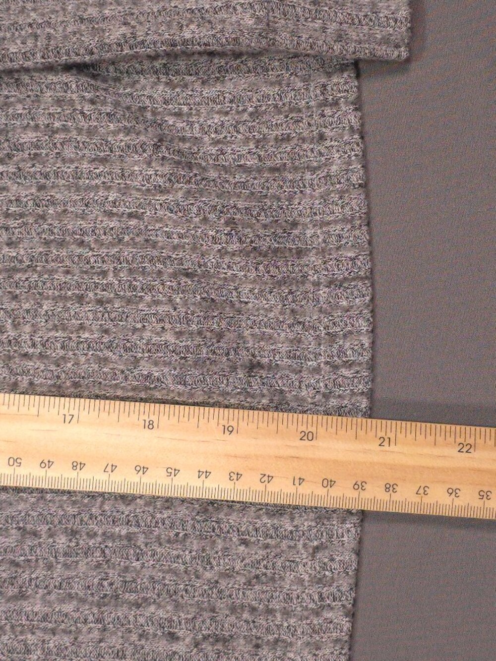 Eddie Bauer Women's S Gray Brushed Mock Neck Ribbed Stretch Sweater - Picture 8 of 10